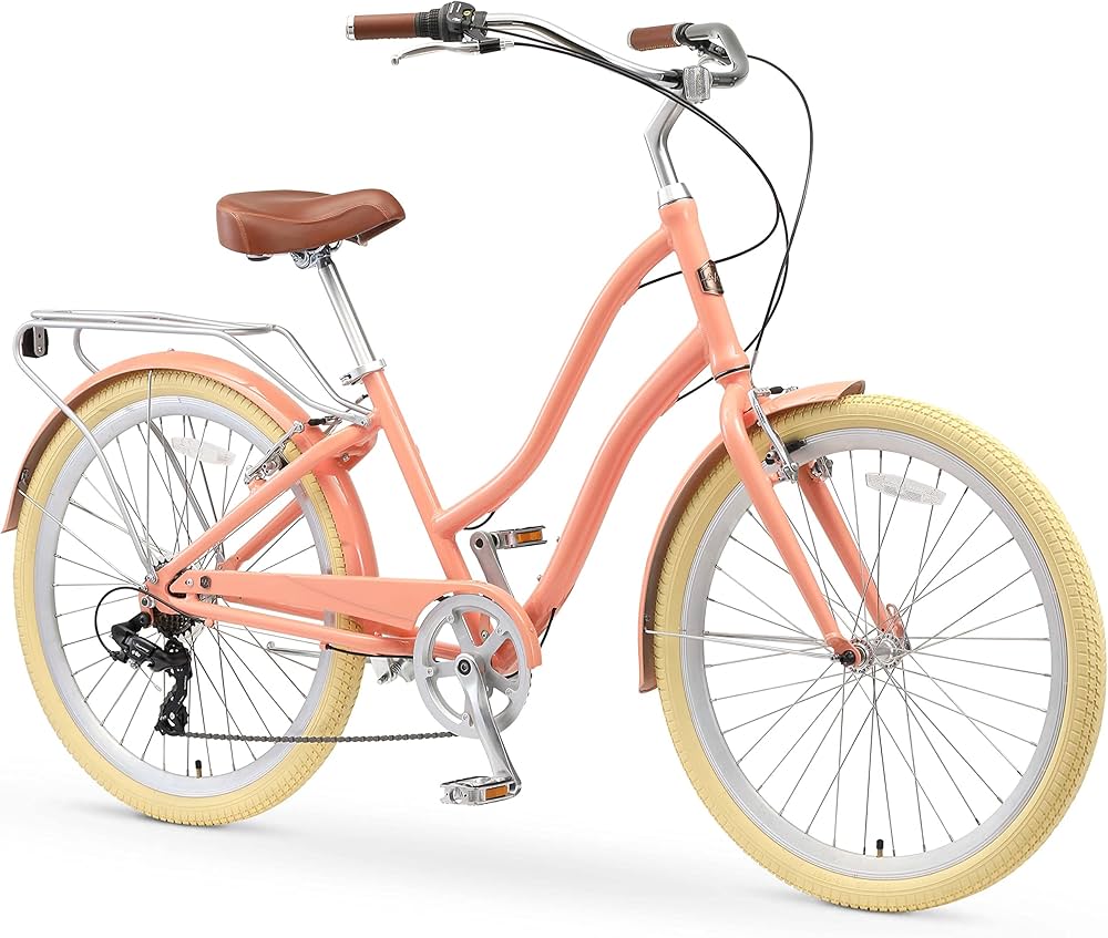 Sixthreezero Hybrid Electric Bike With Pedal Assist 26 Inch 500w 7 Speed
